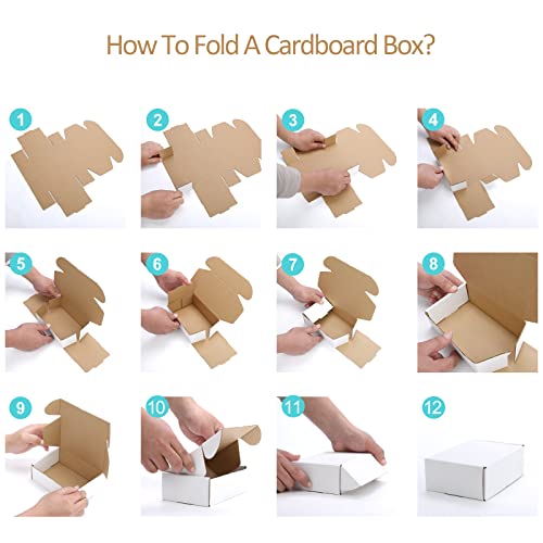 Corrugated Mailer,Small Cardboard Shipping Boxes (6" x 4" x 2")