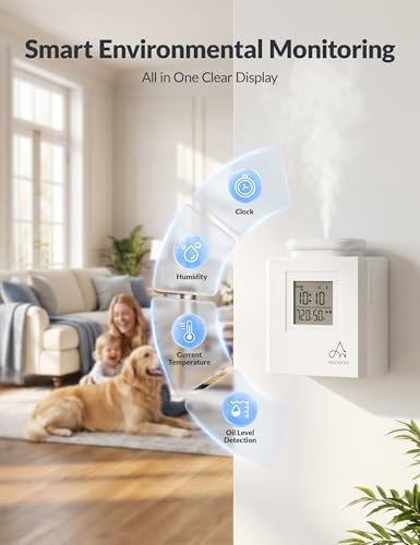 Aromadd U4 Smart HVAC Scent Diffuser for Home – 3000 Sq Ft Waterless Essential Oil Diffuser with Cold Air Tech, Whole Hous...