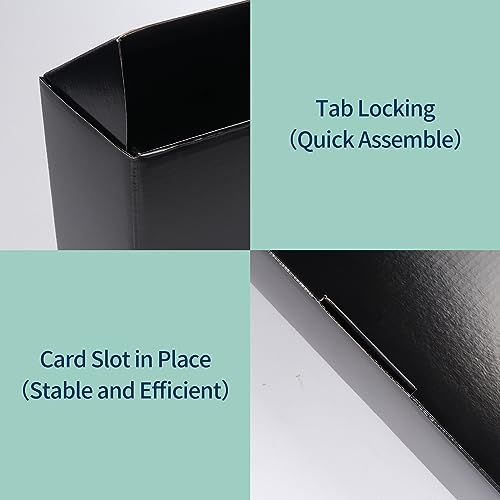 Rempry 12x9x4 Black Shipping Boxes 20 Pack, Large Cardboard Mailer Boxes for Small Business Shipping Packaging
