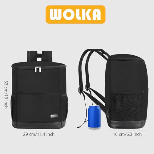 Insulated Cooler Backpack Outdoor - Leak Proof Backpack Cooler 30 Cans, Waterproof Lightweight Cooler Bag for 12h Hot/Cold...
