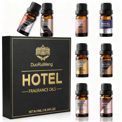 Hotel Diffuser Oil Gift Set - Inspired by 5-Star Hotel Scents - My Way,Ritz - C,Westin White Tea,Baccarat,Four Seasons,Hil...