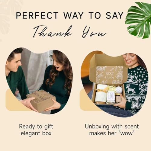 Thank You gift Set for Women & Men - New Employee Welcome, Coworker Farewell, Teacher Appreciation, Office Gift Baskets fo...
