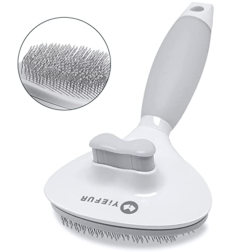 Cat Hair Brush,Cat Brush for Shedding,Soft Silicone Self Cleaning Brushes for Short and Long Haired Cats for Grooming and ...