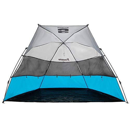 Franklin Sports Sideline Sunblocker Shelter - Easy Set Up - Portable and UPF 50+ Protected Design - Great for Beach and Sp...