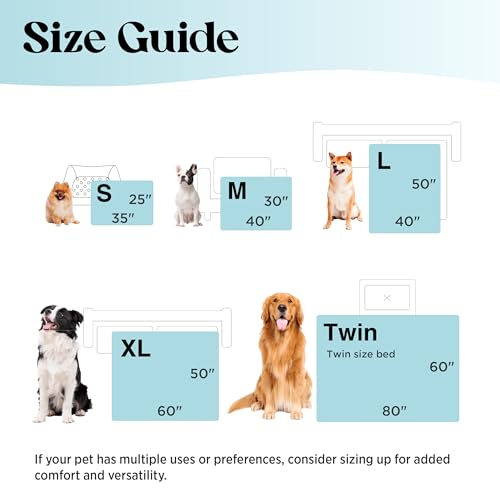 LE SURE Premium Cooling Blanket for Small Dogs Washable - Breathable Pet Throw Blanket with Q-MAX>0.4 for Summer，Soft Cat ...