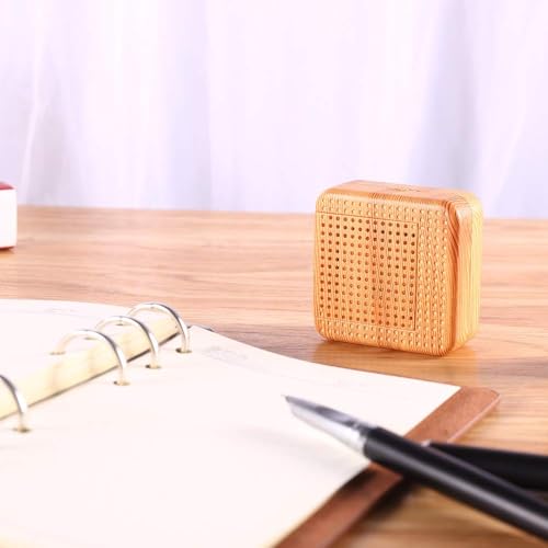Weljoy Wood Grain Portable Diffuser for Essential Oils – Car or Travel, Mini Size, Quiet, Waterless, Re-Chargeable Battery...