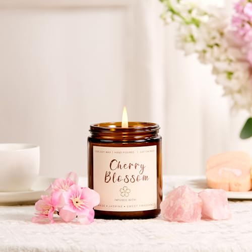 Soy Scented Candles Gift Set - 6 Pack 42oz 300 Hour Natural Soy Wax Long Lasting Candles Gift for Women Birthday Valentin...