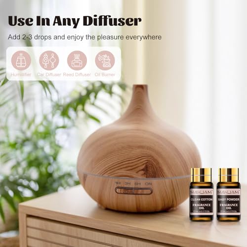MAYJAM Fragrance Oil Gift Set, Top 20 Essential Oils Variety Pack for Diffusers for Home, Long Lasting Scented Oils for So...