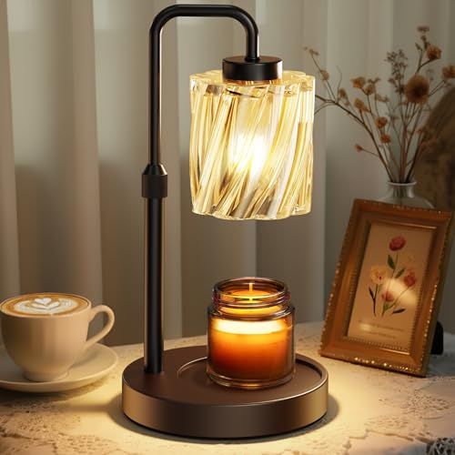 WarmEmbrace Candle Warmer Lamp with Adjustable Height& & Timer Dimmable Light, Gifts for Mom Women, House Warming Gifts Ne...