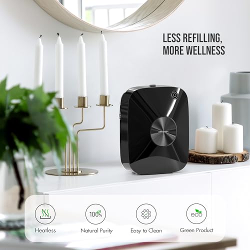 Airversa Smart Waterless Essential Oil Diffuser Scent Air Machine with 12A1V Power Adapter for Large Rooms Spaces Home and...