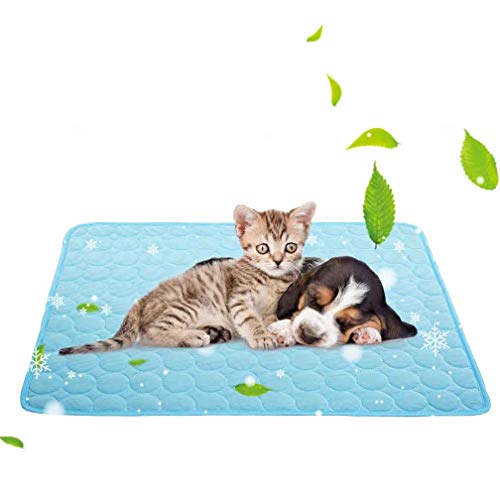 Jaaytct Self-Cooling Mat for Dogs Cats, Summer Pet Cooling Pad Washable Dog Cooling Blanket for Indoor & Outdoor