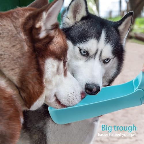 SOICTA Portable Dog Small Animals Water Bottle for Walking 19 OZ or 12 OZ Pet Water Bottles for Puppy Medium Large Dogs Li...