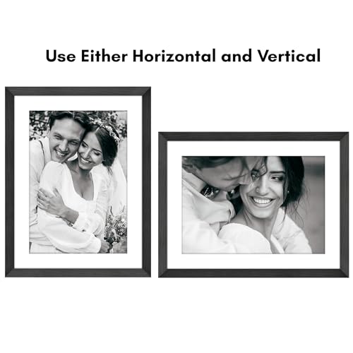 Americanflat 17x23 Picture Frame with Polished Plexiglass - Use as 13x19 Frame with Mat or Display 17x23 Photo Without Mat...