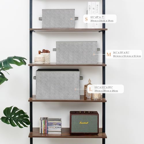 GRANNY SAYS Storage Baskets for Shelves, Closet Storage Bins with Handles, Fabric Organizers and Storage Bins, Storage Box...
