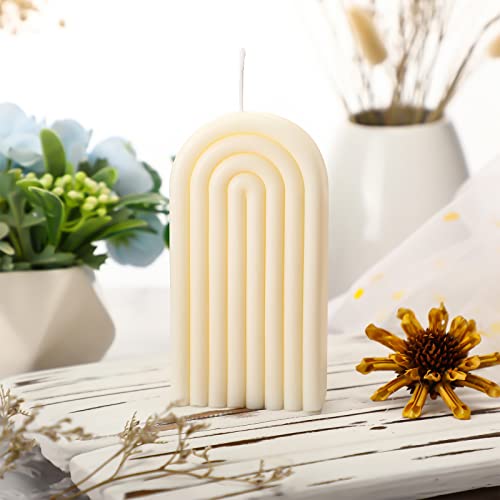 Arch Shaped Candles Geometric Scented Aesthetic Candle Geometric U Shaped Candles Minimalist Candle Aroma Wax Art Decorati...
