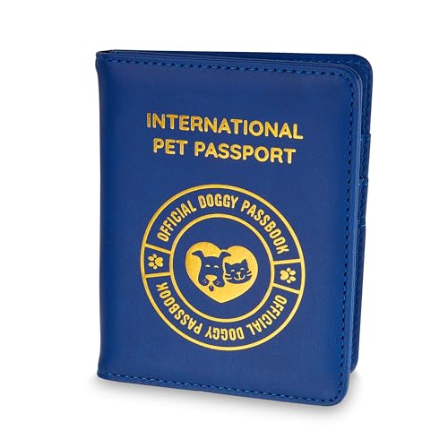 Support Pets International Pet Passport – Official Service Pet Travel Document Service Dog Book – Cat and Dog Travel Acces...