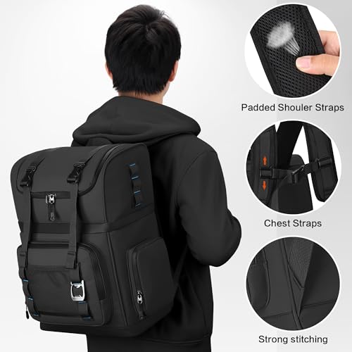 YOUNGOA Large Waterproof Insulated Cooler Backpack for Men & Women, Double Decker Leak Proof Cooler Backpack for Beach, Ca...
