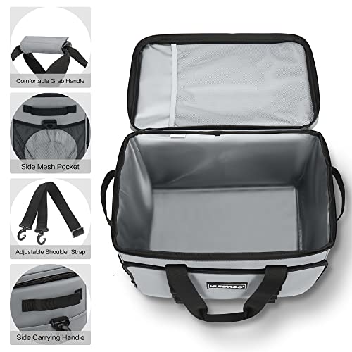 Soft Insulated Cooler Bag Collapsible Large Travel Coolers Soft Sided Coolers Ice Chest, Leakproof, Waterproof