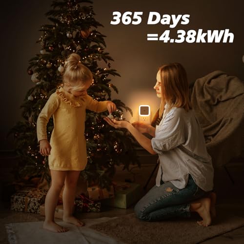 Sujeet Night Light, Night Lights Plug into Wall 8-Pack, Nightlight Plug in Night Light, Dusk to Dawn Night Lamp Led (Warm ...