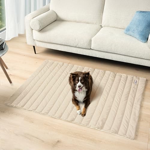 PetAmi Cooling Mat for Dog, Premium Pet Cooling Blanket for Crate Kennel, Indoor Cat Cool Sleeping Pad, Q-MAX Cold Sofa Co...