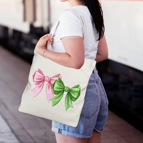 Gezred Aesthetic Tote Bag, Funny Canvas Tote Bag Gift for Women, 12x17 inch