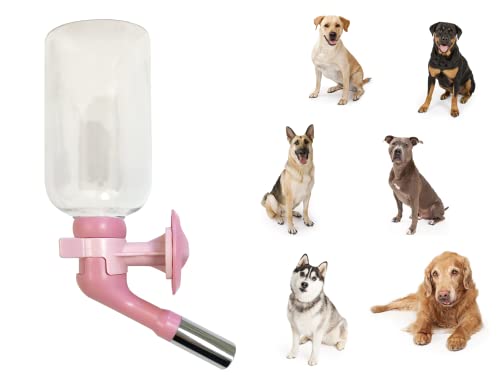 Choco Nose Patented No-Drip Water Bottle/Feeder for Large Dogs Over 50 lbs - Wire Cages, Crates or Kennels. 16 oz. X-Large...