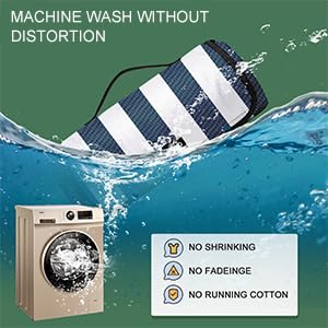 ZUBOND Picnic Blanket 80''x100'', Waterproof Sandproof Beach Outdoor Camping Mat Extra Large Foldable Gingham Big Travel E...