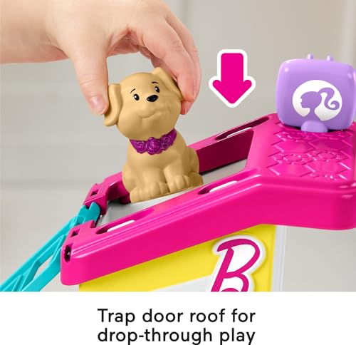 Fisher-Price Little People Barbie Toddler Toy Play and Care Pet Spa Playset with Music & Sounds for Pretend Play Kids Ages...