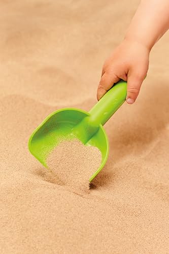 Hape Beach Basics Sand Toy Set Including Bucket Sifter, Rake, and Shovel Toys| Sand Toy Playset for Toddlers 18M+