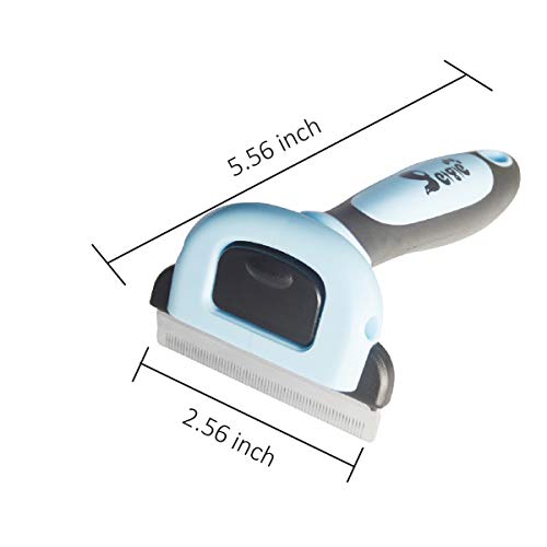 Petgle Cat Brush & Cat Comb for Shedding, 2.5inch Blue - Hair Brush for Long Hair and Short Hair, Pet Grooming Tool for Sm...