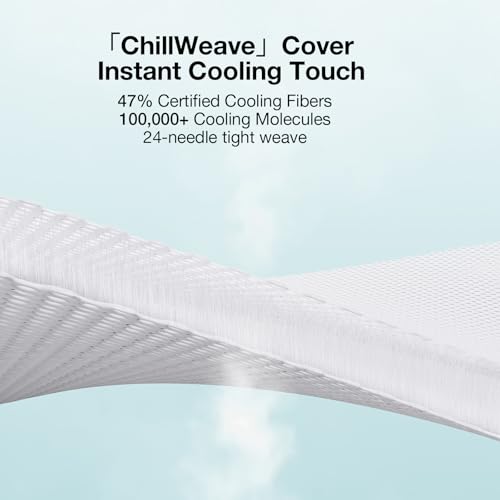 Novilla Summer Sleeping Pad Twin Size(1 Cooling Mat+1 Pillowcase),Sleeping Mat for 8-21" Mattress,Elastic Bandage,Washable...