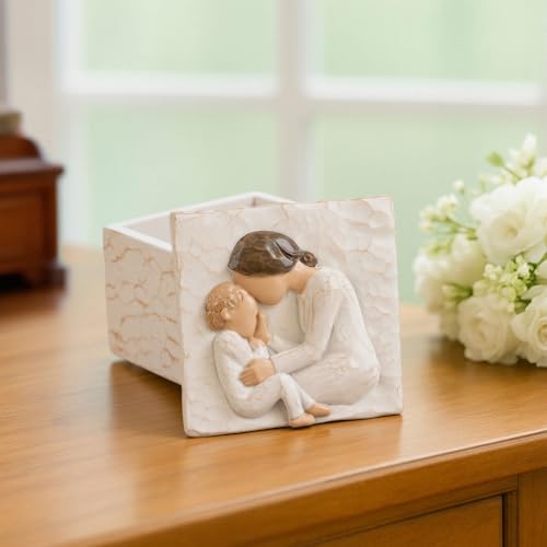 QIANLING Gifts for Mom - New Mother Keepsake Box, First Time Mom Gift, Mother’s Day & Birthday Gifts for Mother, Sculpted ...