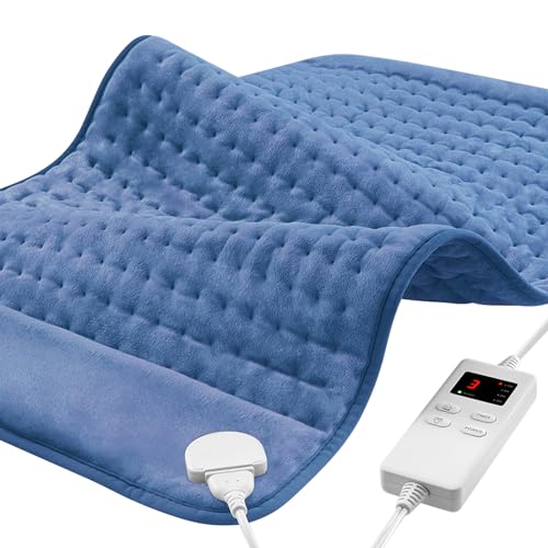 NBKLS Heating Pads for Back Neck Shoulder Pain, Electric Heating Pad Auto Shut Off, Fast Heat, Large Heating Pad Christmas...