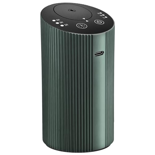 Waterless Essential Oil Diffuser with 4 Timer (1/3/6H & Off) & 3 Mist(L/M/H), Air Scent Diffuser for Home Car Office, Rech...