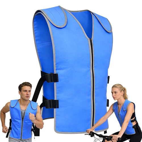 Cooling Ice Vest for Men & Women - Ice Reflective Vest, No Ice Packs or Electricity Needed | Adjustable Lightweight Ice Ve...