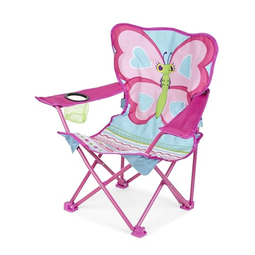Melissa & Doug Cutie Pie Butterfly Camp Chair (Frustration-Free Packaging)