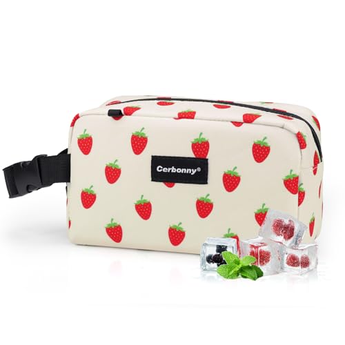 Cerbonny Small Cooler Bag Freezable Lunch Bag for Work School Travel,Small Lunch Bag,insulated snack bag For Adults/Kids,M...