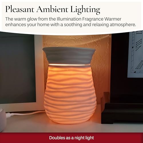 Candle Warmers ETC. Illumination Fragrance Warmer- Light-Up Warmer for Warming Scented Candle Wax Melts and Tarts or to Fr...