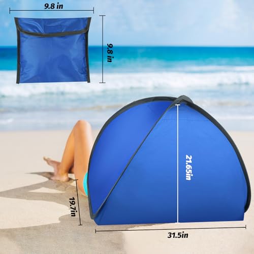 Mini Pop up Canopy, Beach Head Tent, Shade Canopy for Pet, Portable Laptop Sun Shelter for Outdoors