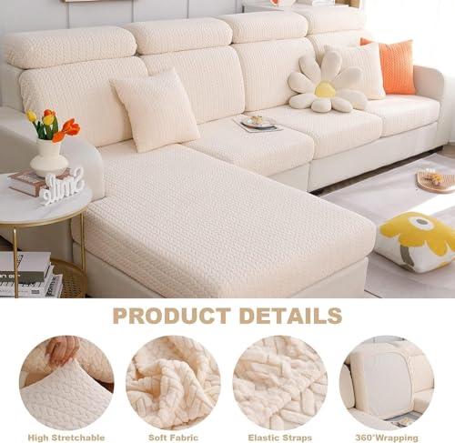 Yoovat Sofa Covers Soothing Home Sofa Covers Sofa Hero Covers Couch Cushion Covers for Dogs Stretch Couch Covers Slipcover...