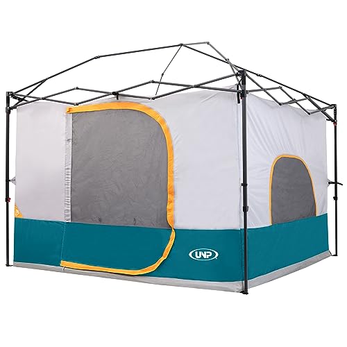 UNP Camping Canopy Tent - Inner Tent for 10' x 10' Pop Up Canopy, Simple Installation, Fully Vented Roof, Enclosed Canopy ...