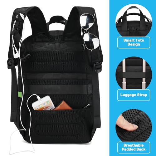 Insulated Cooler Backpack,Double Deck Leakproof Cooler Bag,Insulated Backpack Cooler Lunch Backpack for Men Women