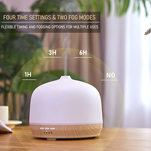 Kakoda Ceramic Essential Oil Diffusers for Home Large Room, Aromatherapy Scent Air Diffuser Ultrasonic Aroma Defusers 500m...
