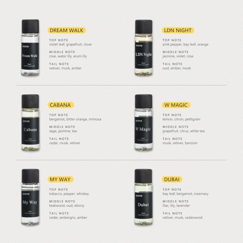 Hotel Collection Fragrance Oil Set 20 mL / 0.68 fl oz – Luxury Aromatherapy Essential Oils for Diffuser & Home Scenting, I...