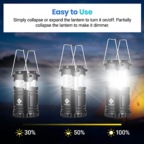 Etekcity Lantern Camping Essentials Lights, Led Flashlight for Power Outages, Battery Operated Lamp for Emergencies, Survi...