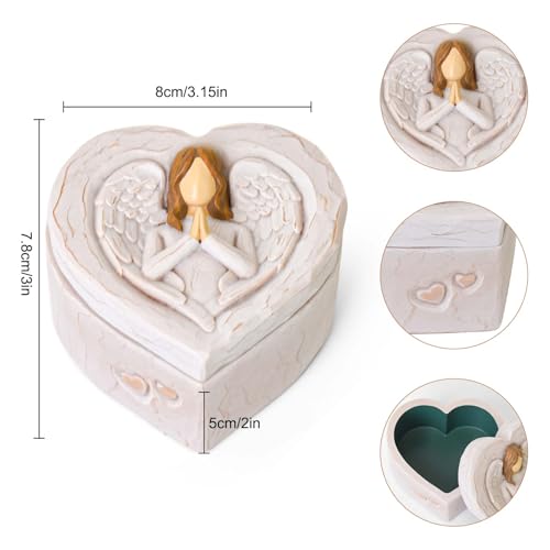 FVFVAHO Guardian Angel Gifts for Women, Prayer Keepsake Box, Confirmation Gifts for Girls, Baptism Gift, Christening Gift,...