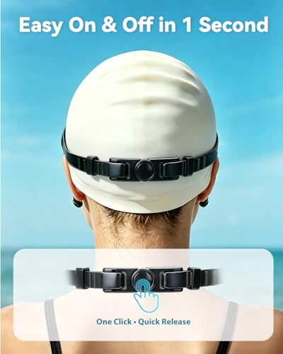 PADONISE Anti Fog Swimming Goggles 2 Pack for Men Women – Polarized & Clear Adult Swim Goggles with UV Protection, 180° Wi...