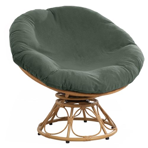 HOMBYS Cover for Papasan Cushion, Soft Slipcover Only (Without Cushion), Removable and Machine Washable Chair Covers with ...