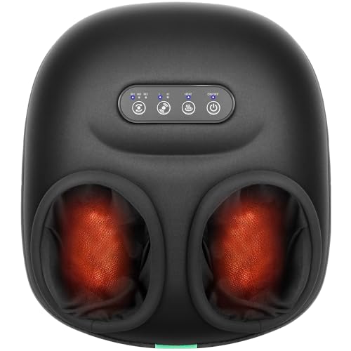 Medcursor Foot Massager Machine with Heat, Rolling, Deep Kneading, Shiatsu Foot Massager for Delivers Pain Relief, Tired, ...