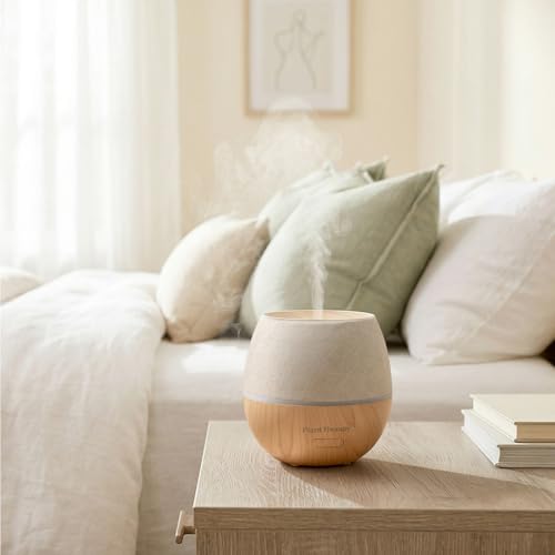 Plant Therapy Home Drift Linen Essential Oil Diffuser, Stylish Linen Cover Adds a Soft, Natural Touch to Any Space, Interm...